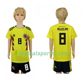 Colombia Aguilar 8 Kind Thuis Tenue WK voetbal 2018